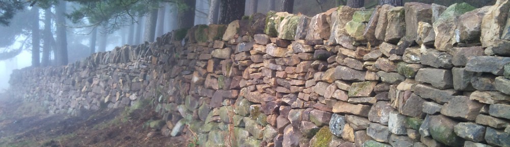 La feixa pedra seca (artesania amb pedra  seca i vímet)