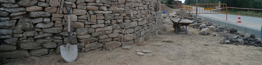 La feixa pedra seca (artesania amb pedra  seca i vímet)