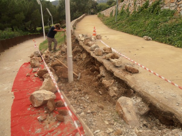 Sanejament per a fer els fonaments